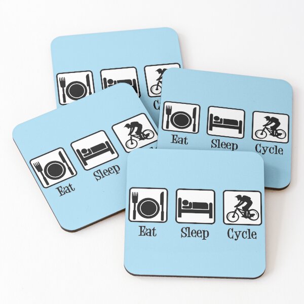 Item preview, Eat Sleep Cycle Funny Cyclist designed and sold by Epic Love Designs.