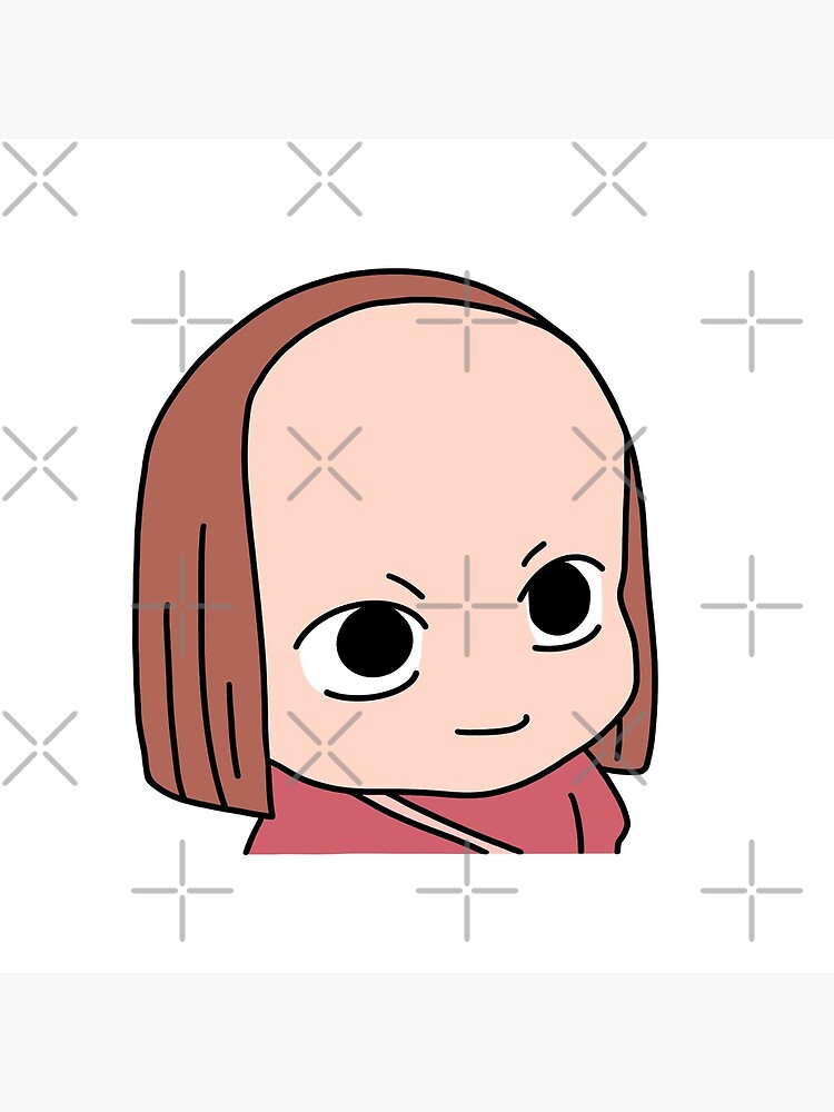 Big Forehead Anime Girl Meme | Greeting Card