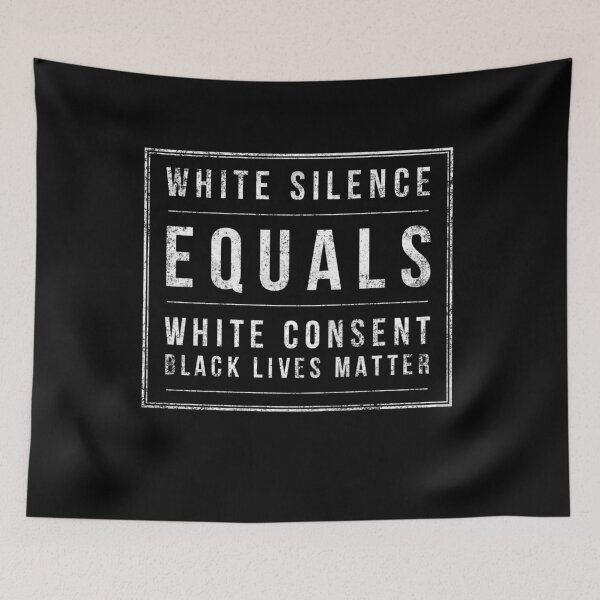 Item preview, White Silence Equals Consent (1) designed and sold by Sutra-Lotus-Co.