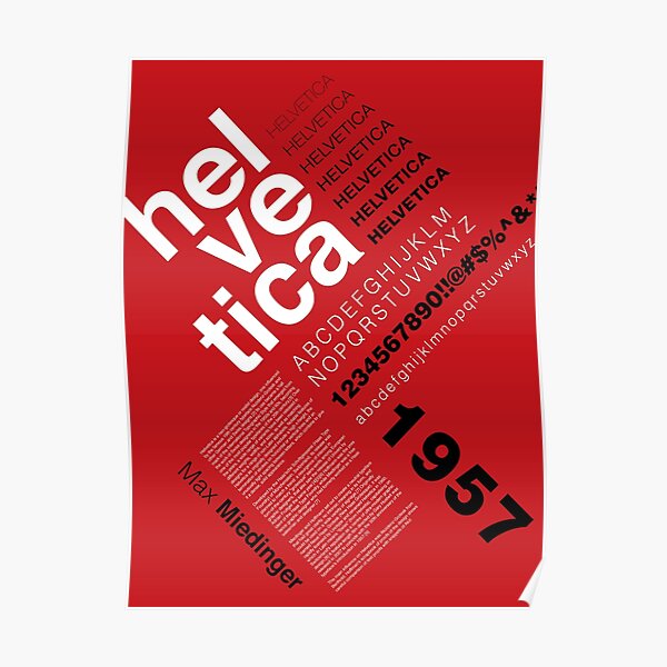 Helvetica Poster