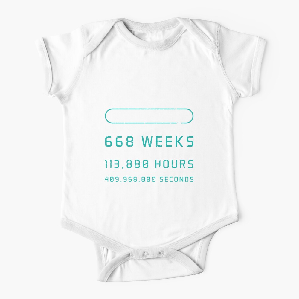 Official Teenager 13 Years Old Birthday Calendar Baby One Piece By Cameronryan Redbubble