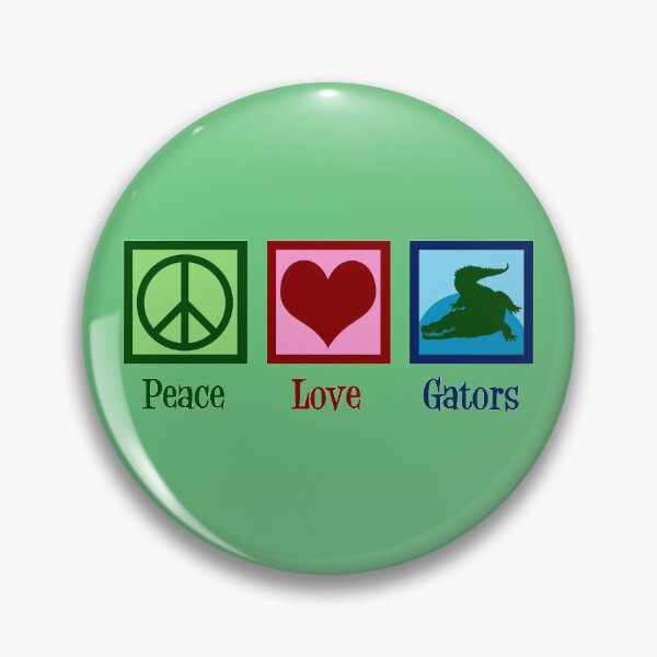Aperçu de l'œuvre Peace Love Gators créée et vendue par Epic Love Designs.