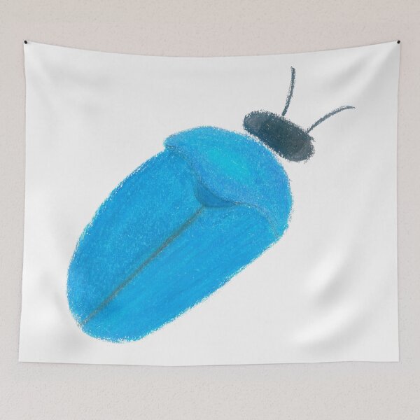 Item preview, A blue beetle designed and sold by lion-house.