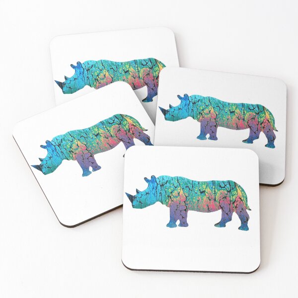 Item preview, Metallic Rainbow Rhino designed and sold by Erin Vargo.