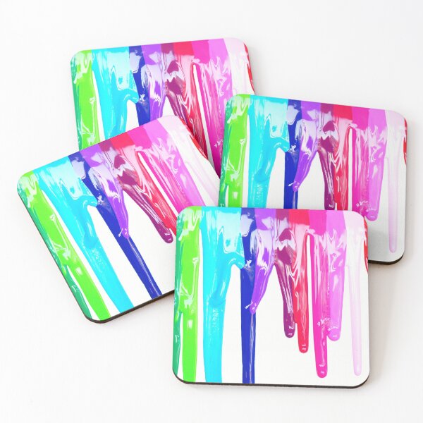 Item preview, Colorful Paint Dripping designed and sold by cityinbloom.