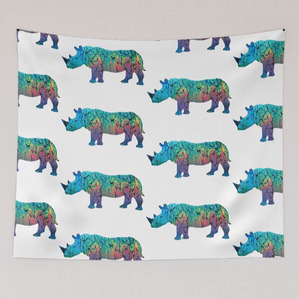 Item preview, Metallic Rainbow Rhino designed and sold by Erin Vargo.