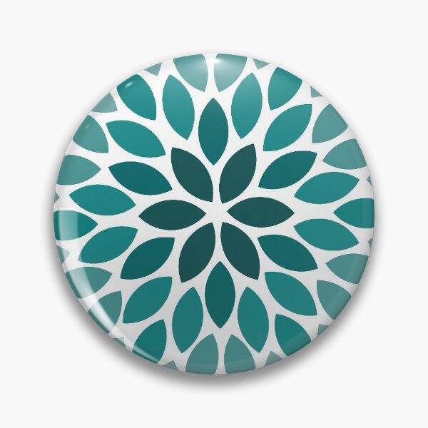 Item preview, Teal Shaded Flower Petal Design designed and sold by lemango.