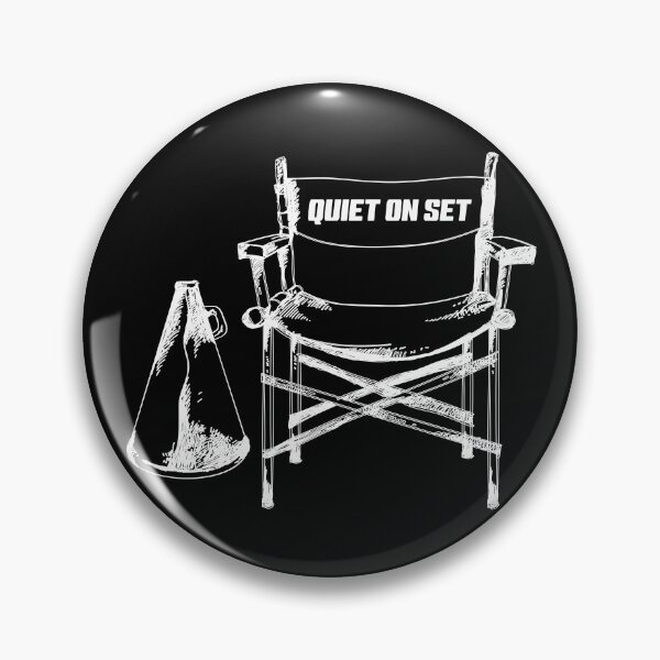 Item preview, DIRECTOR CHAIR QUIET ON SET designed and sold by artdesignforyou.