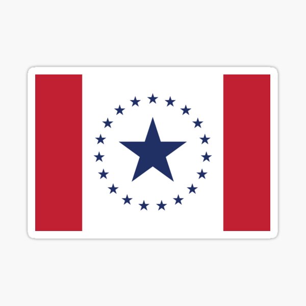 Mississippi Hospitality Flag Sticker