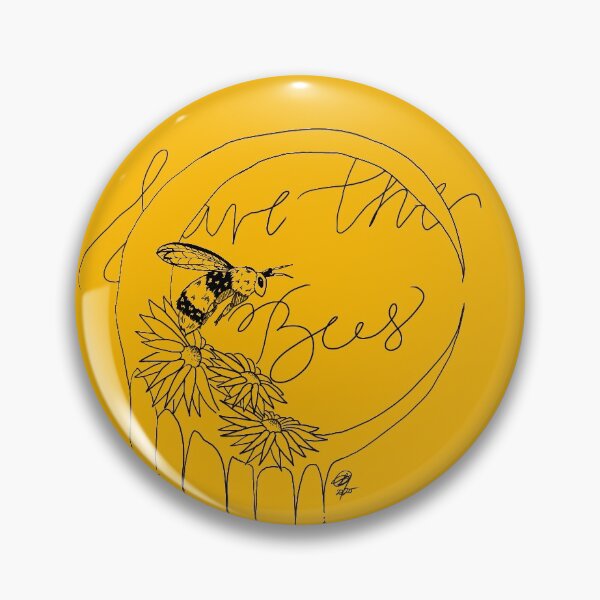 Item preview, Save the Bees - Yellow designed and sold by Brooke Grossman.