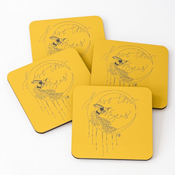 Item preview, Save the Bees - Yellow designed and sold by Brooke Grossman.