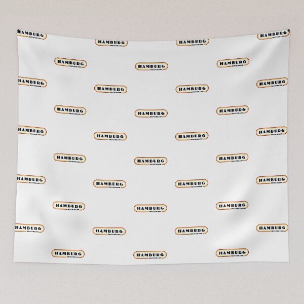 Item preview, Hamburg Deutschland Germany Retro Vintage Lines designed and sold by creativecaveman.