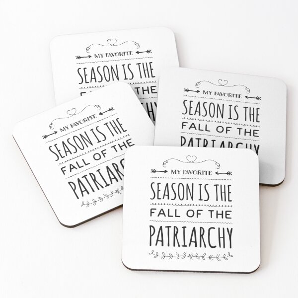 Item preview, My favorite season is the fall of the patriarchy. Cute minimalist feminist design. designed and sold by 4empowear.