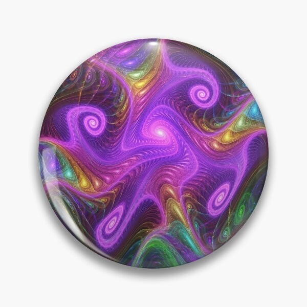 Artikelvorschau, Gnarly Weihnachtsbeleuchtung - Regenbogen abstrakte Kunst Spiral Fractal Pride LGBTQ entworfen und verkauft von Pam Blackstone.