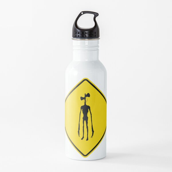Warning Siren Head Water Bottle