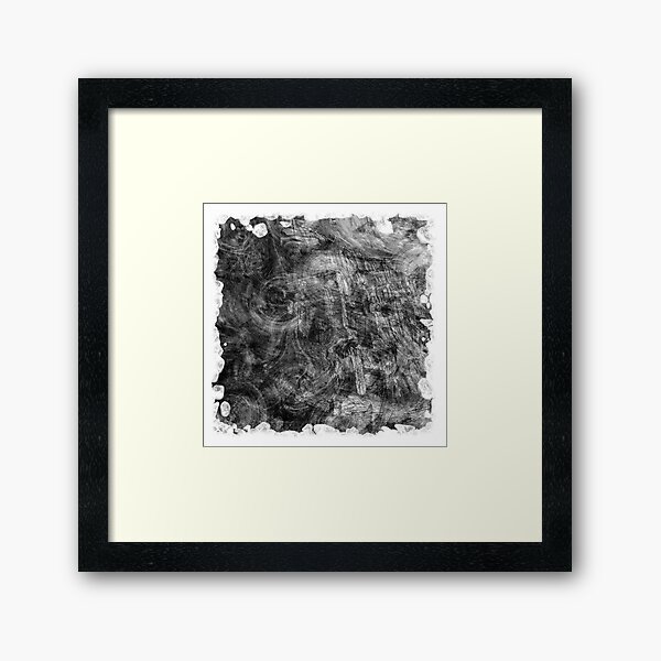 The Atlas of Dreams - Plate 26 (b&w) Framed Art Print