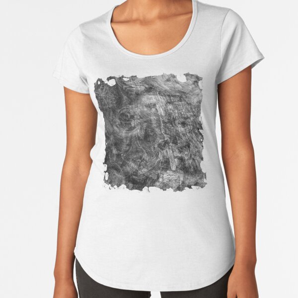 The Atlas of Dreams - Plate 26 (b&w) Premium Scoop T-Shirt