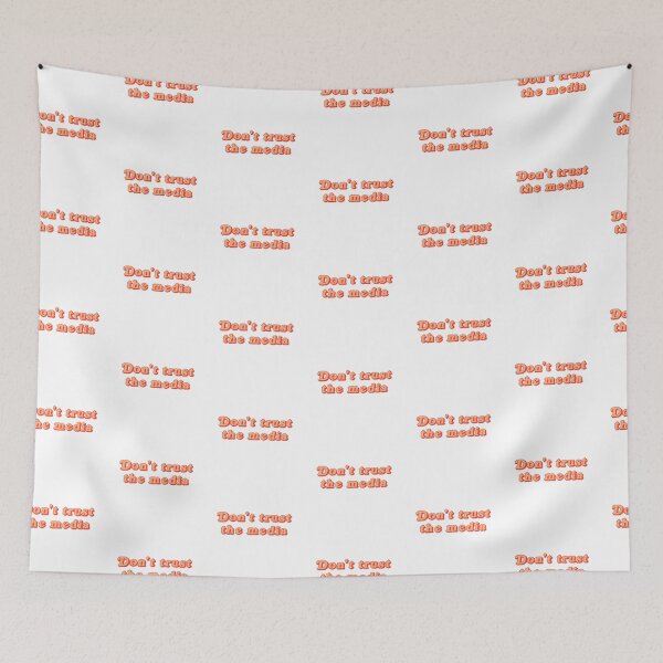 Item preview, Dont trust the media orange designed and sold by thicker than  a sticker.