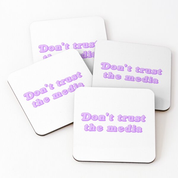 Item preview, Dont trust the media purple designed and sold by thicker than  a sticker.