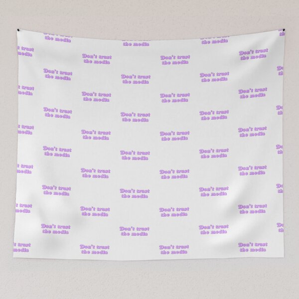 Item preview, Dont trust the media purple designed and sold by thicker than  a sticker.