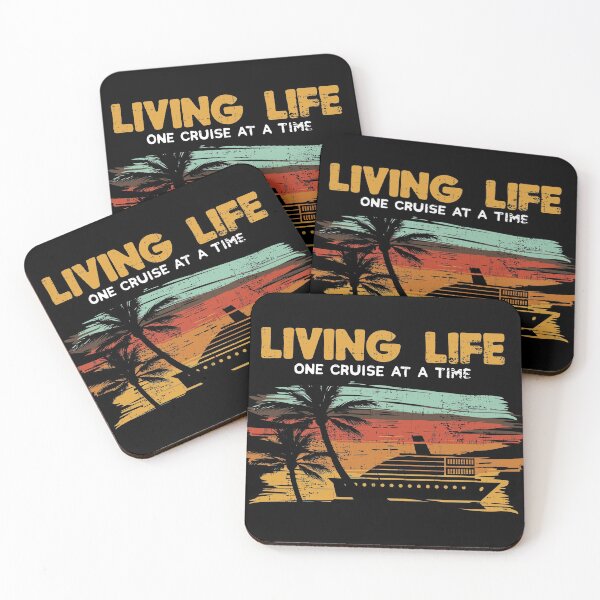 Item preview, Funny Cruise Gift Living Life One Cruise At A Time  product designed and sold by Lisbob.