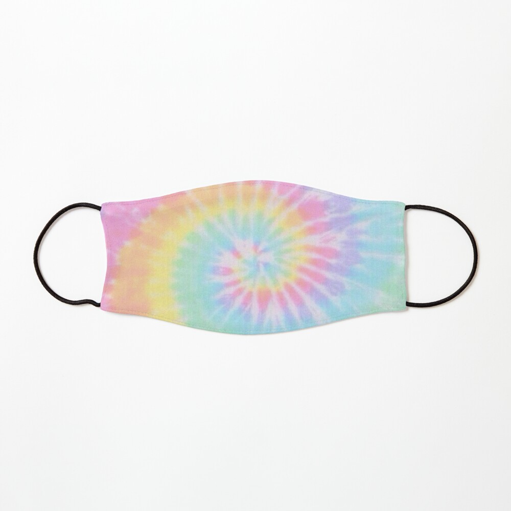 Rainbow tie dye Mask