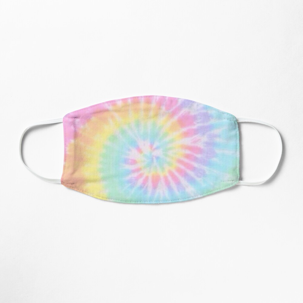 Rainbow tie dye Mask