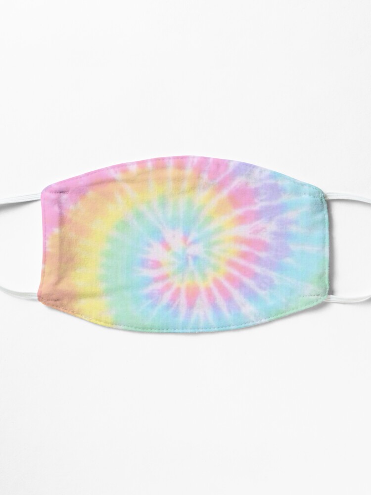 Alternate view of Rainbow tie dye Mask