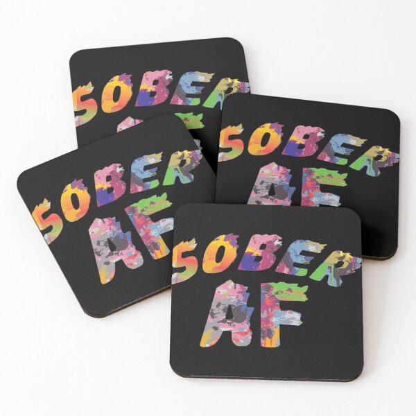 Item preview, Funny Sobriety Gift Tee 12 Step Program Gift Sober AF designed and sold by Lisbob.