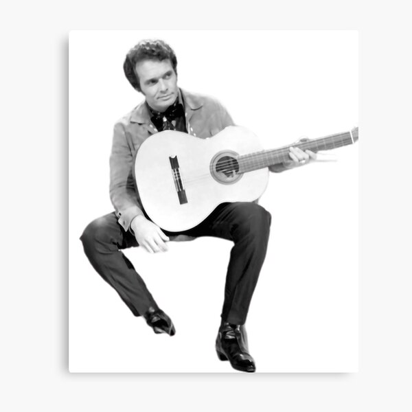 Country Musician Merle Haggard Metal Print