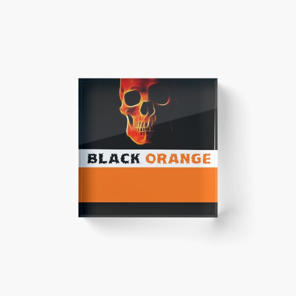 Item preview, Black Orange skull designed and sold by karimontreal.