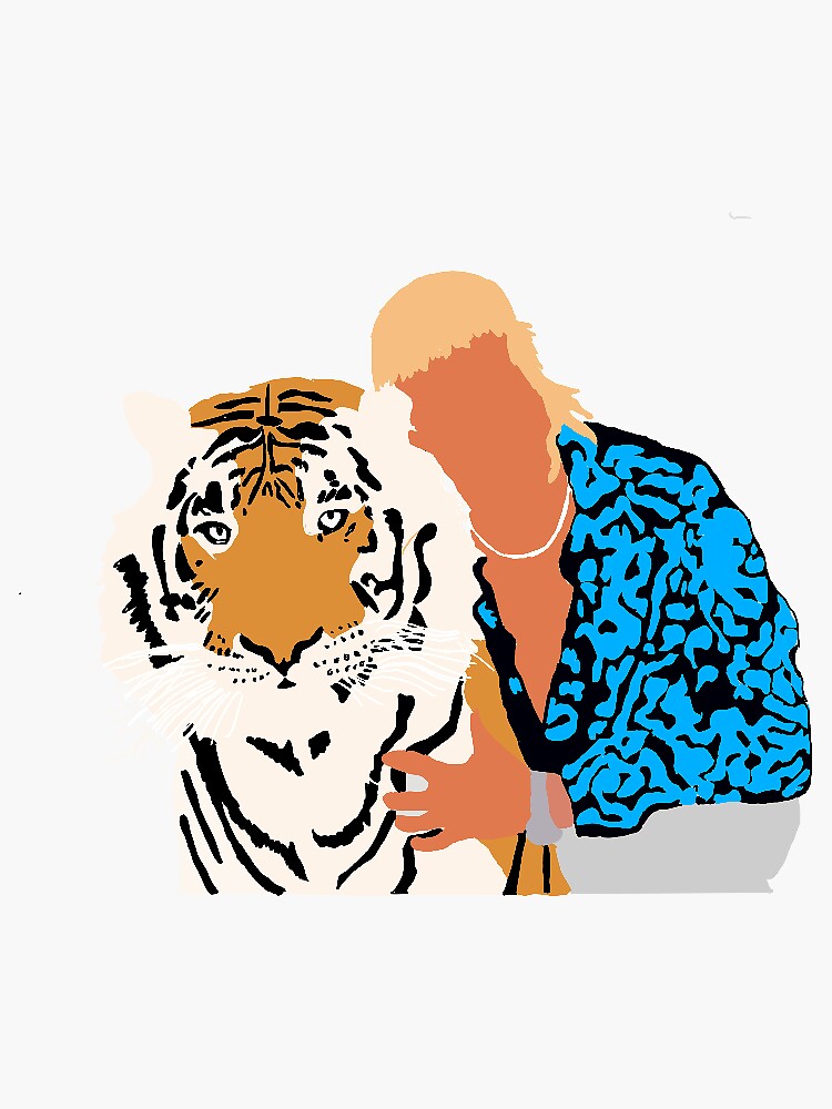 "Free Joe Exotic" Tiger King Sticker Netflix Tiger Vinyl Car Decal 