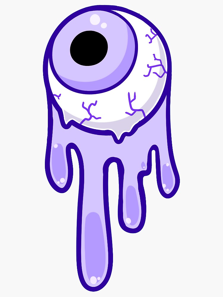 "Pastel Eyeball" Sticker by ArtbyAli Redbubble