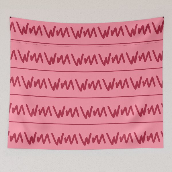 Item preview, Red pastel Lined zizzgzag pattern designed and sold by ItezaPatterns.