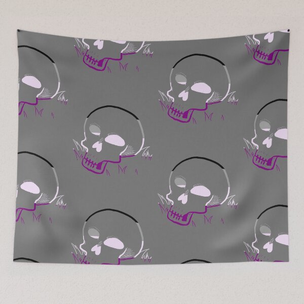 Item preview, Ace Pride Skull designed and sold by emmydrawsstuff.