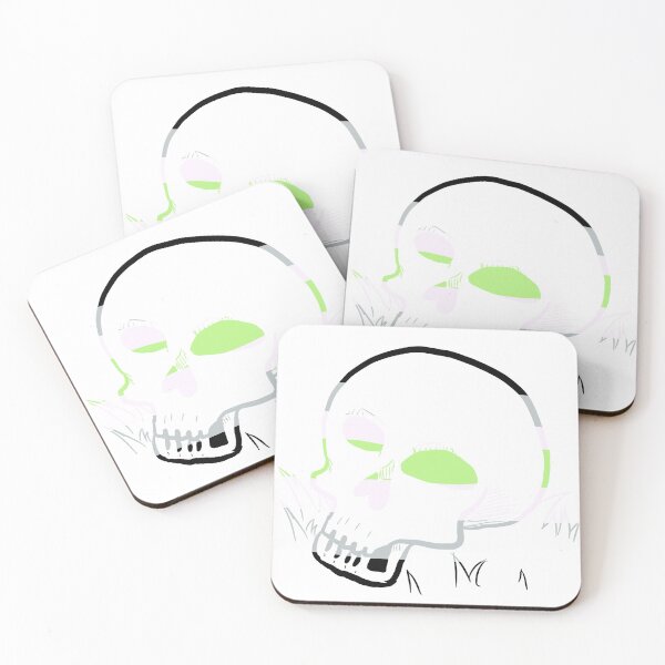 Artikelvorschau, Agender Pride Skull entworfen und verkauft von emmydrawsstuff.