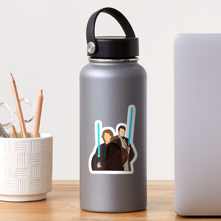 Anakin and Obi Wan Sticker