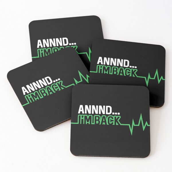 Item preview, Hilarious Heart Attack Survivor product | Annnnd I'm Back designed and sold by Lisbob.