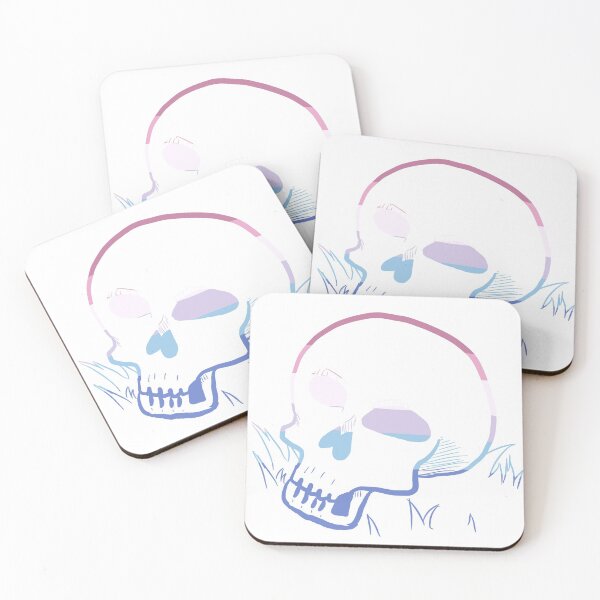 Item preview, Bigender Pride Skull designed and sold by emmydrawsstuff.