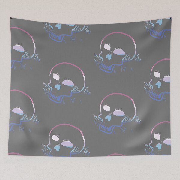 Item preview, Bigender Pride Skull designed and sold by emmydrawsstuff.