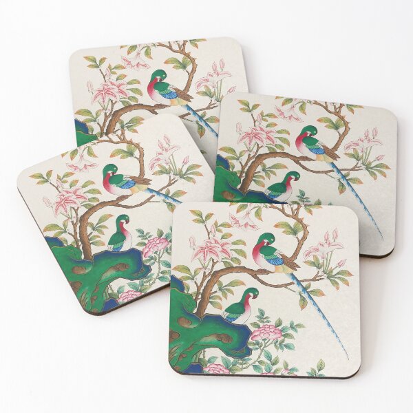 Item preview, Minhwa: Birds and Royal azalea (Korean traditional/folk art) designed and sold by minsillust.