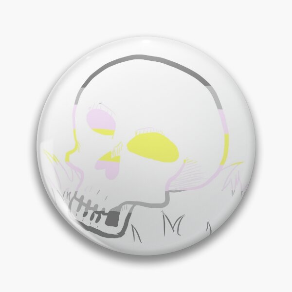Item preview, Demigender Pride Skull designed and sold by emmydrawsstuff.
