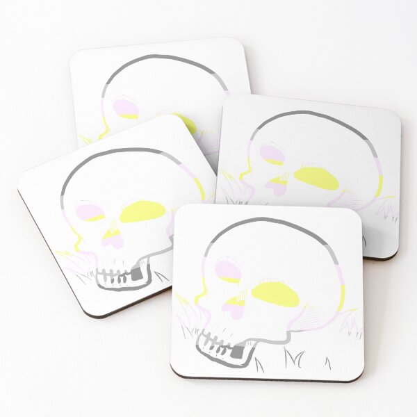 Item preview, Demigender Pride Skull designed and sold by emmydrawsstuff.