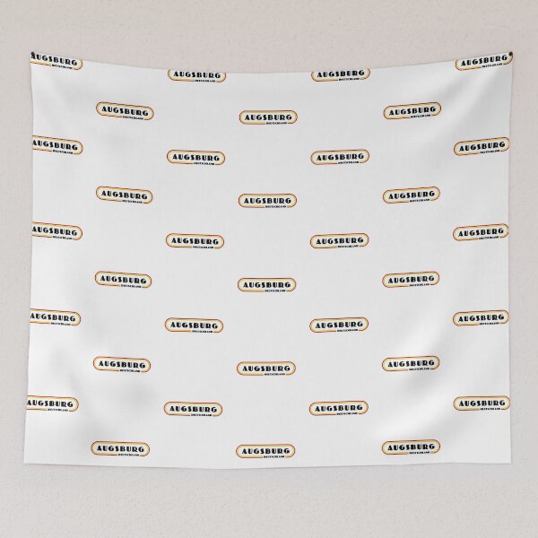Item preview, Augsburg Deutschland Germany Retro Vintage Lines designed and sold by creativecaveman.