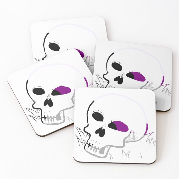 Item preview,  Demisexual Pride Skull designed and sold by emmydrawsstuff.