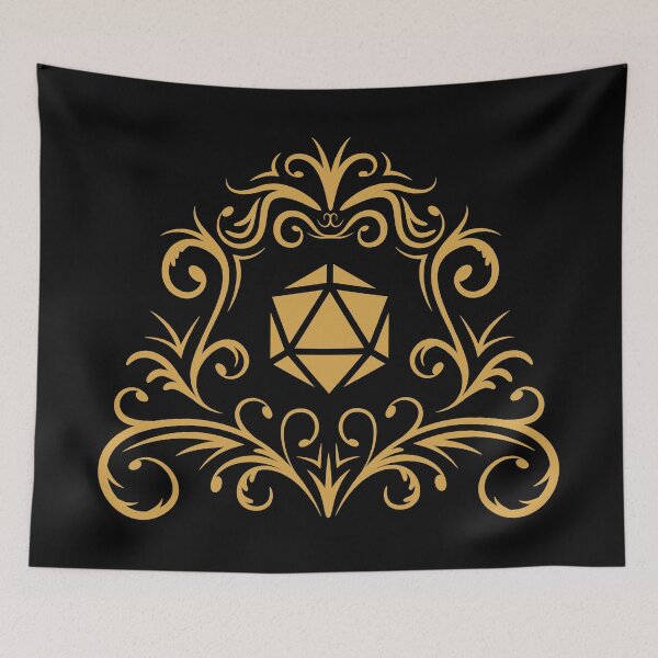 Item preview, Tribal Polyhedral D20 Dice Tabletop RPG Gaming designed and sold by pixeptional.