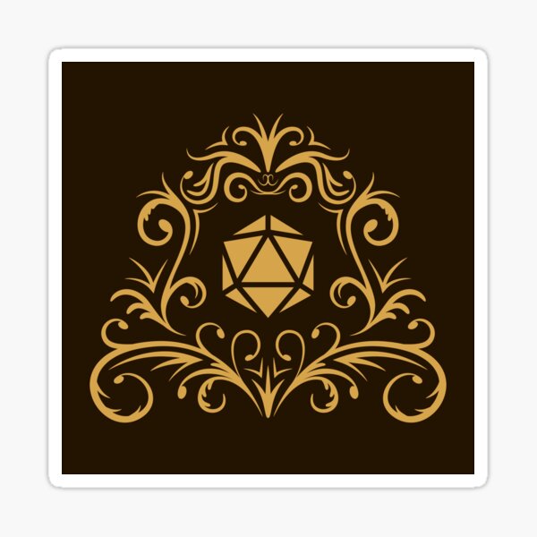 Item preview, Tribal Polyhedral D20 Dice Tabletop RPG Gaming designed and sold by pixeptional.