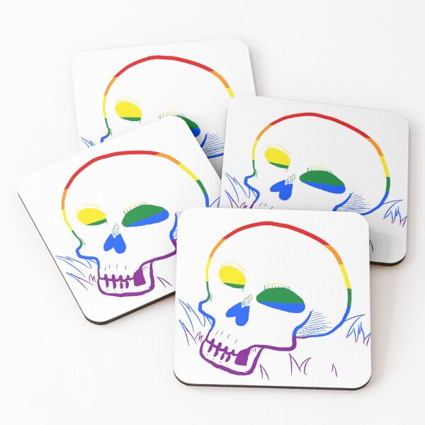 Item preview, Cráneo del orgullo LGBT designed and sold by emmydrawsstuff.