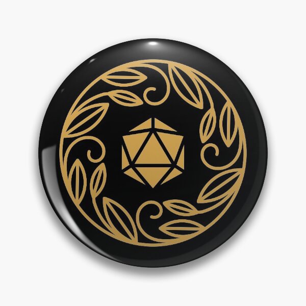 Item preview, Plant D20 Dice Emblem of the Druid Tabletop RPG Gaming designed and sold by pixeptional.