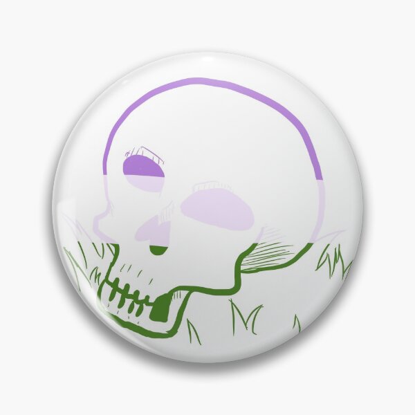 Aperçu de l'œuvre Genderqueer Pride Skull créée et vendue par emmydrawsstuff.